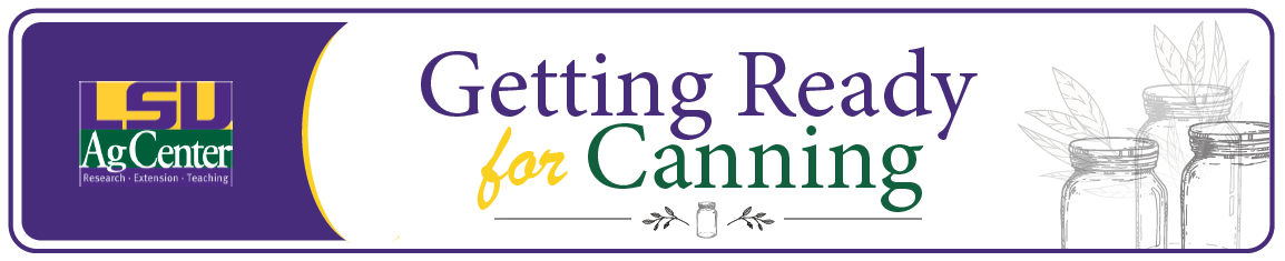 Getting Ready for Canning